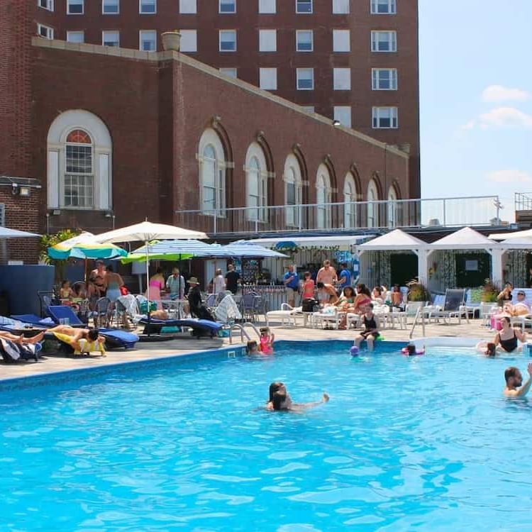 pool party at the berkeley oceanfront hotel nj