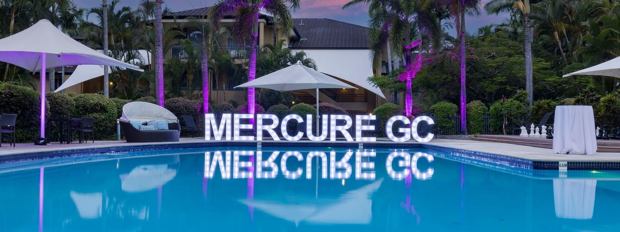 Poolside events at Mercure Gold Coast
