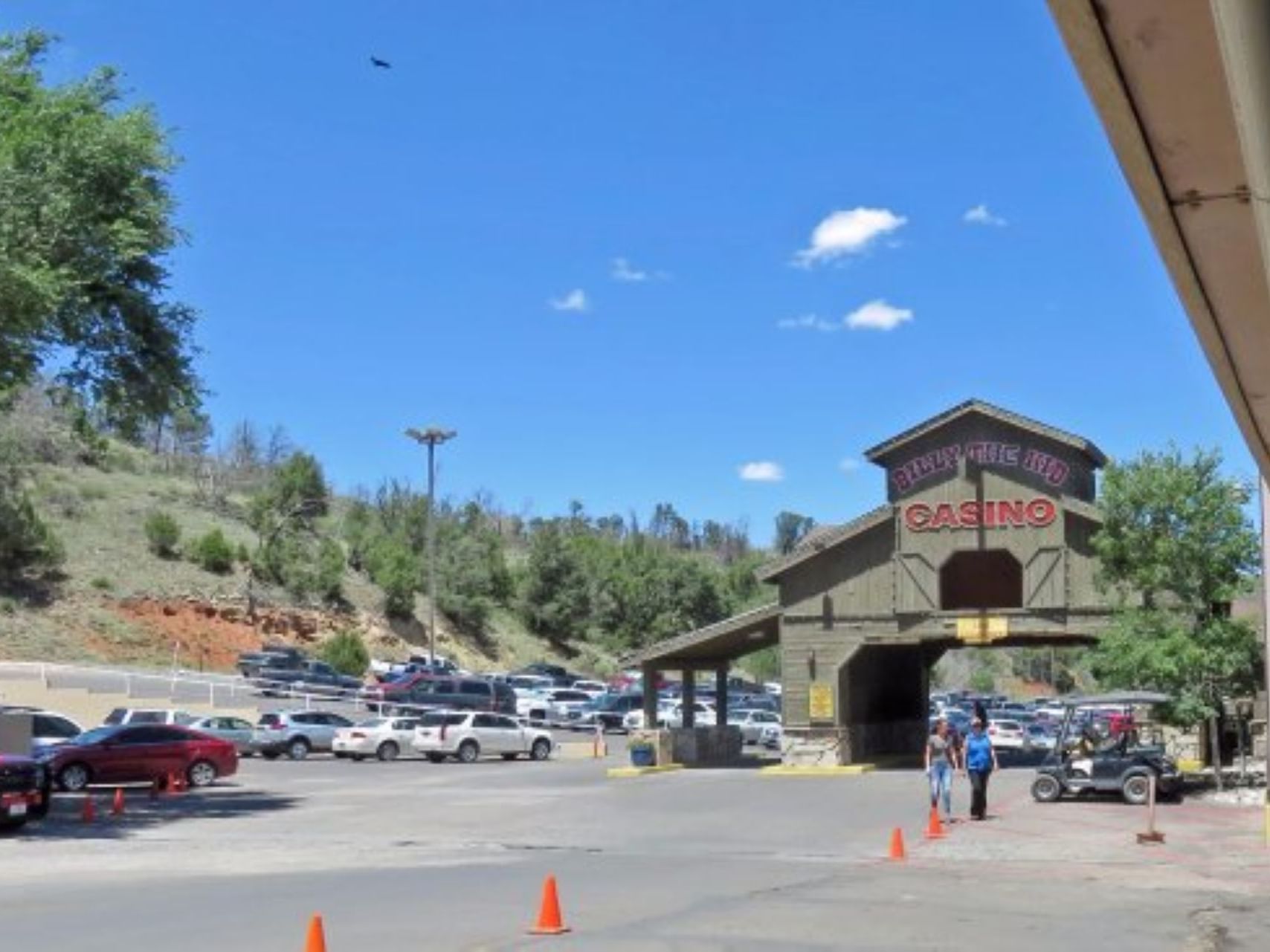 Aerial view of Billy The Kid Casino near MCM Elegante Ruidoso