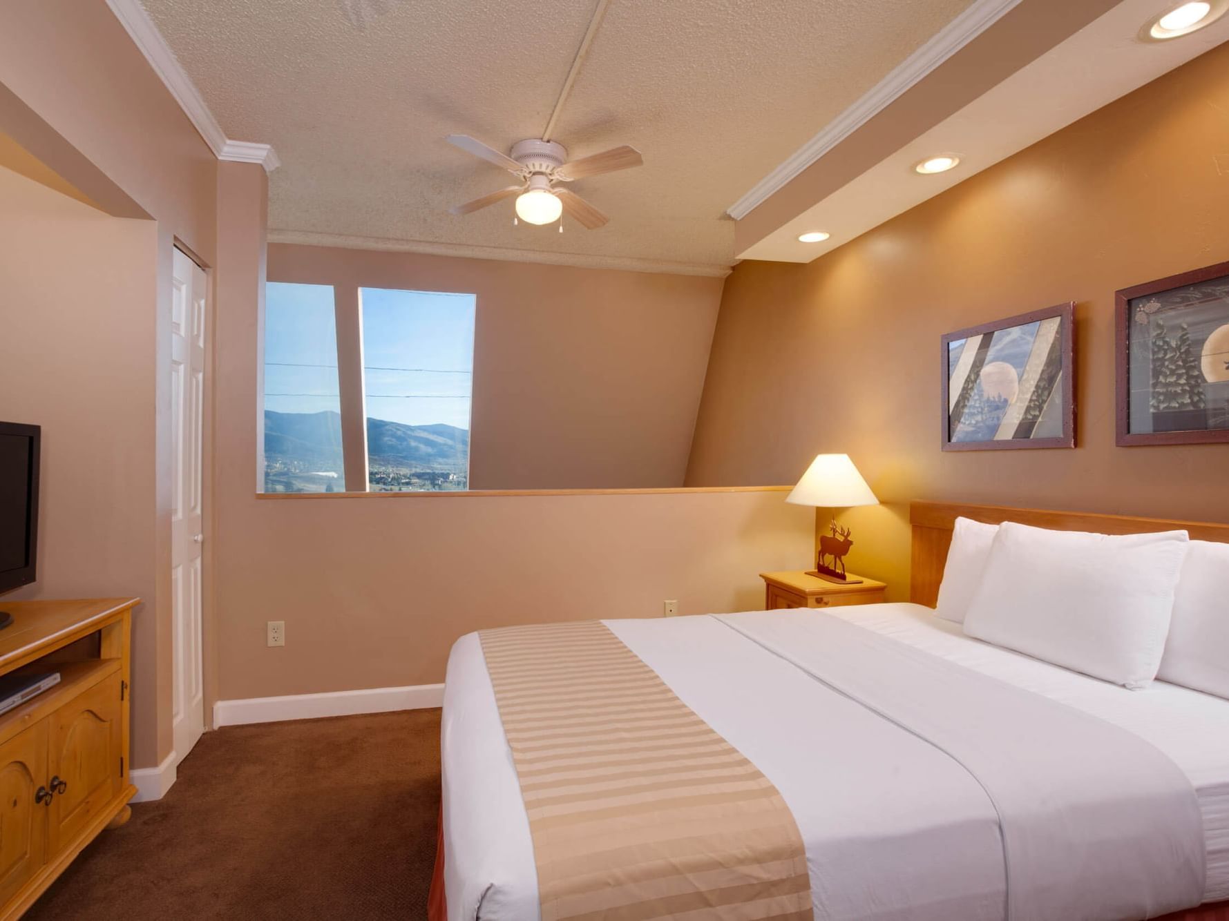 Bed in Studio Loft at Legacy Vacation Resorts