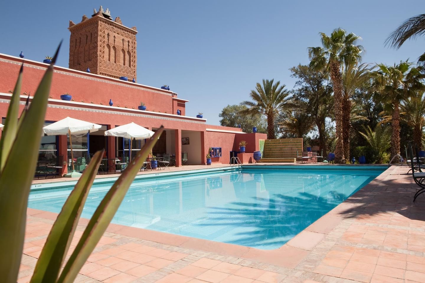 Pool at Kenzi Azghor Hotel in Ouarzazate, Morocco