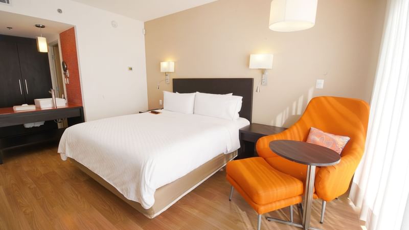 Deluxe room with king bed at Fiesta Inn Ciudad Obregón