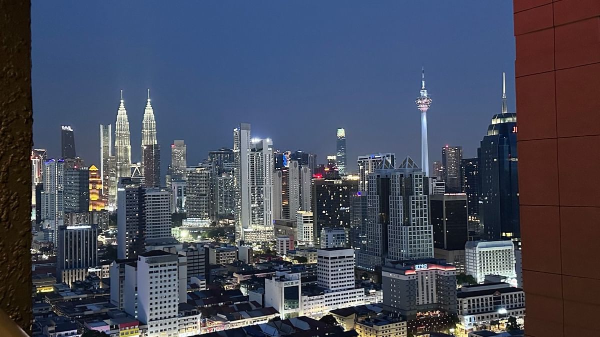 Balcony View from Sunway Putra Hotel