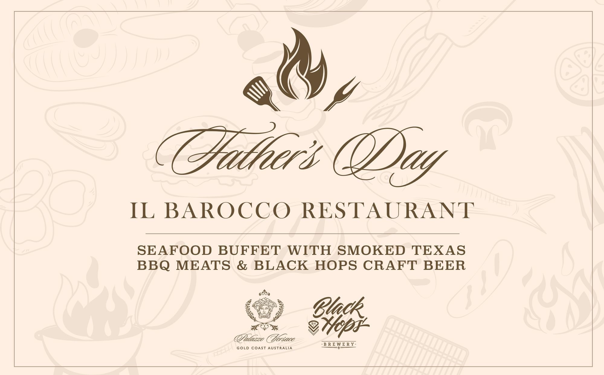 Father's Day Lunch in Il Barocco Restaurant