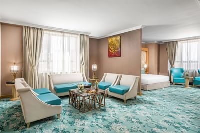 Living area in Executive Superior Double Room at Elaf Al Taqwa