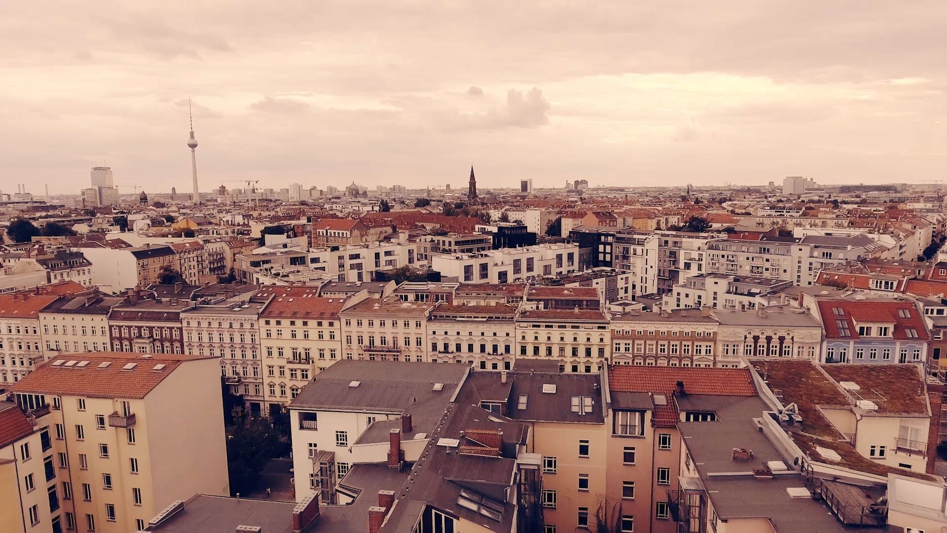 Aerial view of Berlin city near Hotel Berlin Berlin