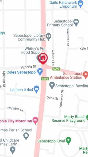 La Trobe University Regional Housing - Ballarat Map