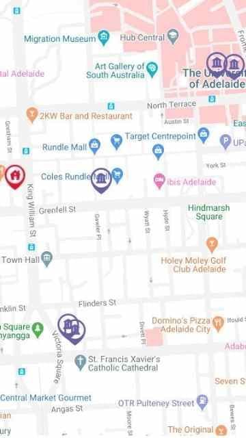 Student Living - Tower Apartments Map