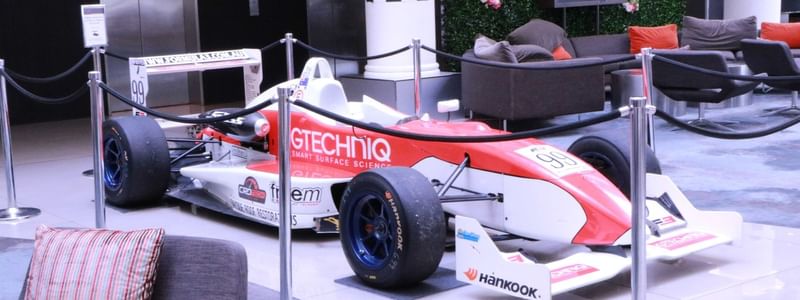A view of F1 Australian grand prix car at Pullman Albert Park