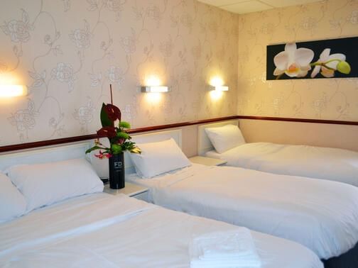 Standard Room with two beds at Lyndene Hotel