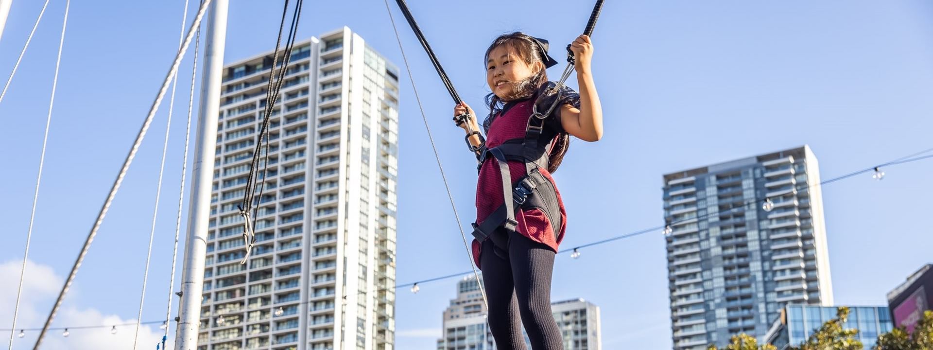 Flymotion Bungy Trampolining near Novotel Sydney Darling Harbour