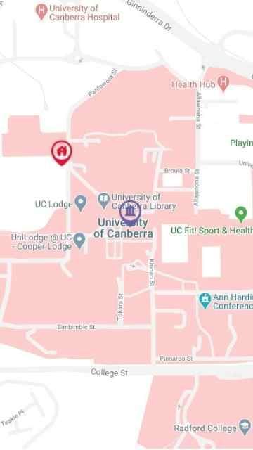 UniLodge @ UC - Cooper Lodge Map