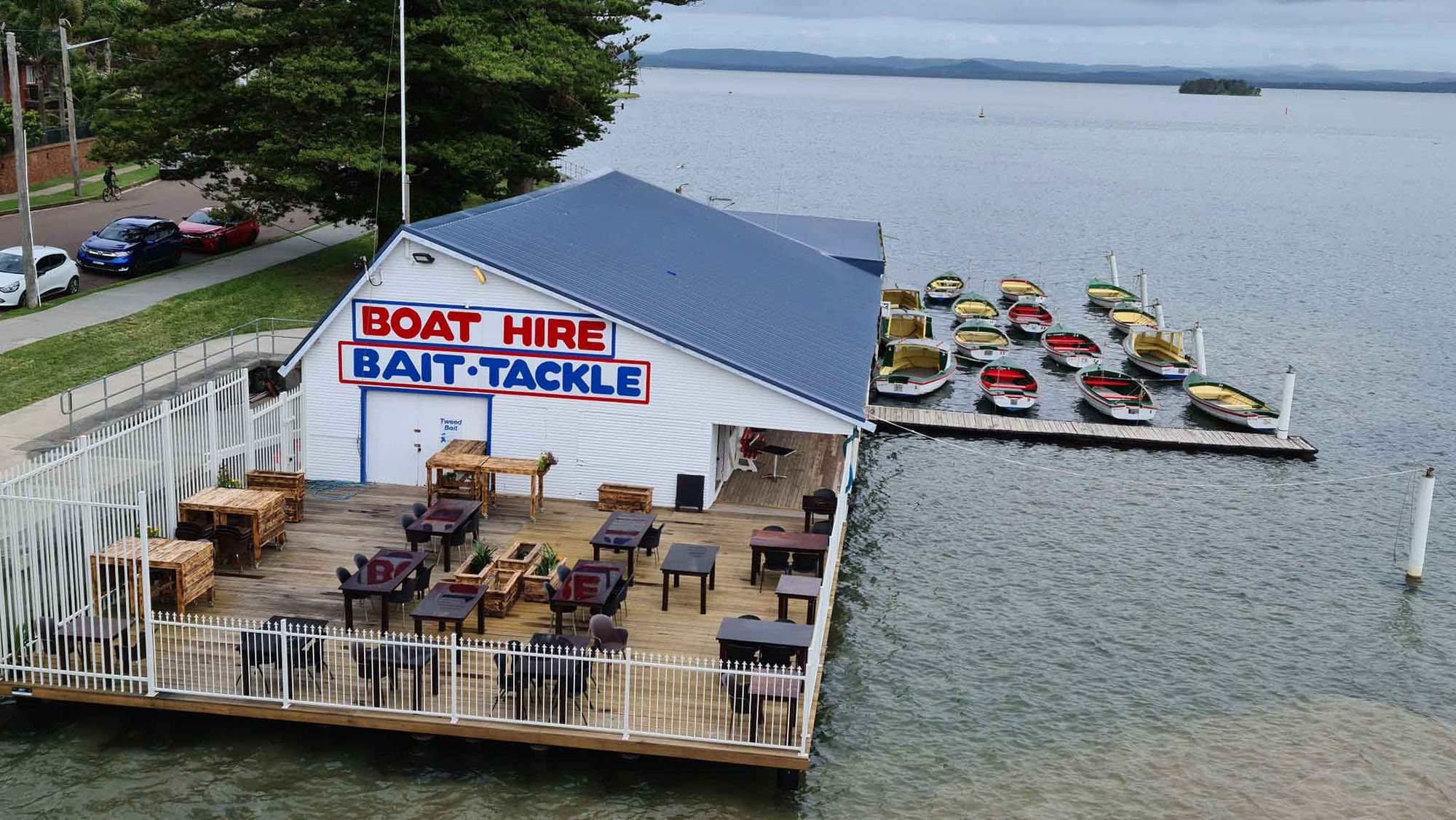 the entrance boat shed on the central coast nsw