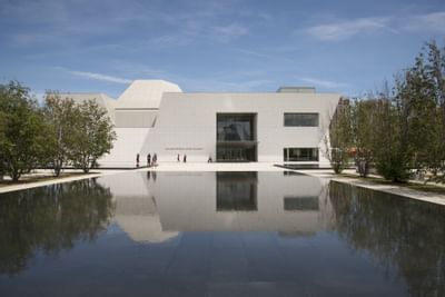 Reflecting pool in front of the Aga Khan Museum