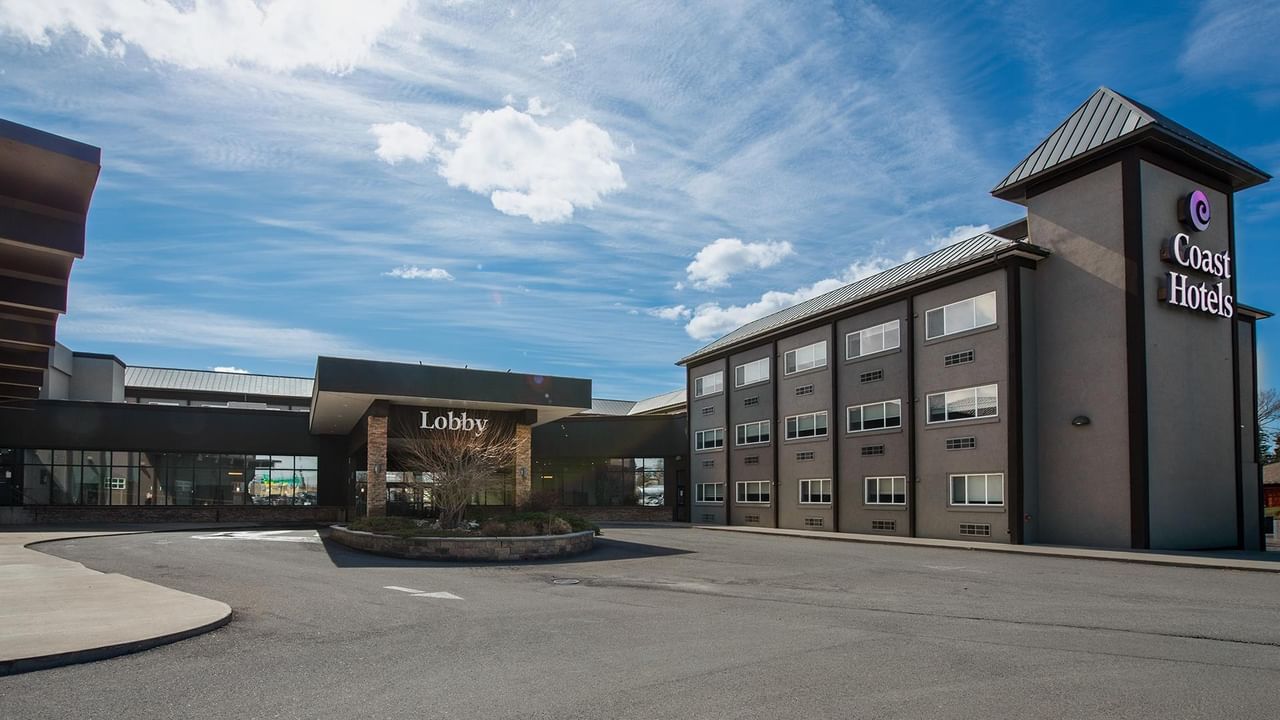 Exterior  of Coast Lethbridge Hotel & Conference Centre.