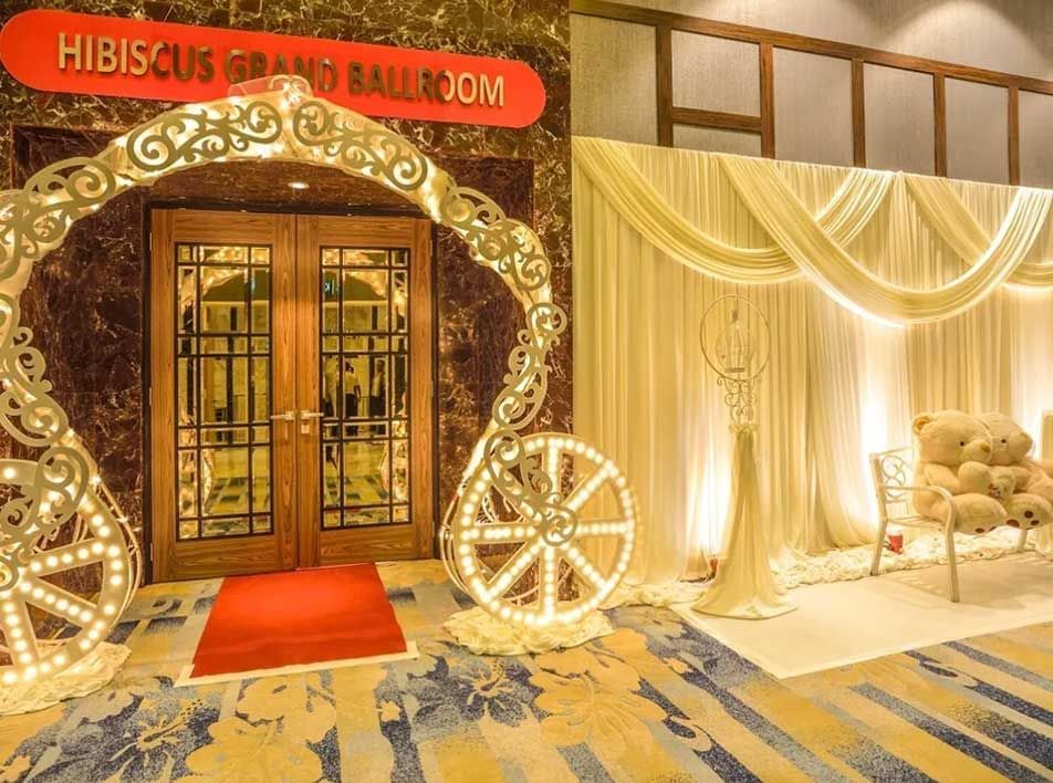 Indoor wedding decoration at Lexis Suites Penang hotel - Lexis Suites Penang