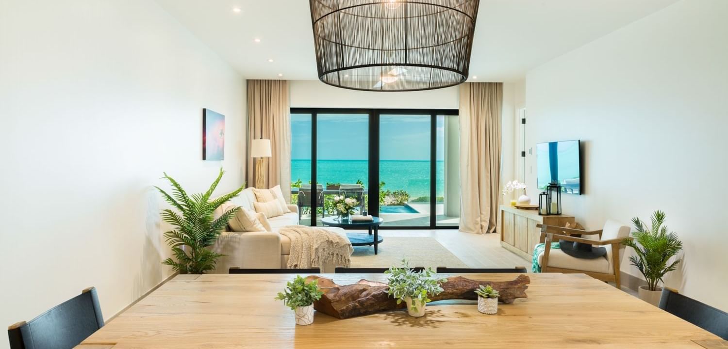Modern living room interior at H2O Life Style Resort