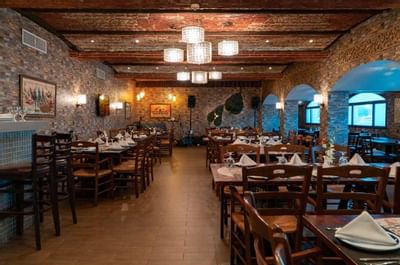 Restaurant at Al Ain Palace Hotel in Abu Dhabi, United Arab Emir