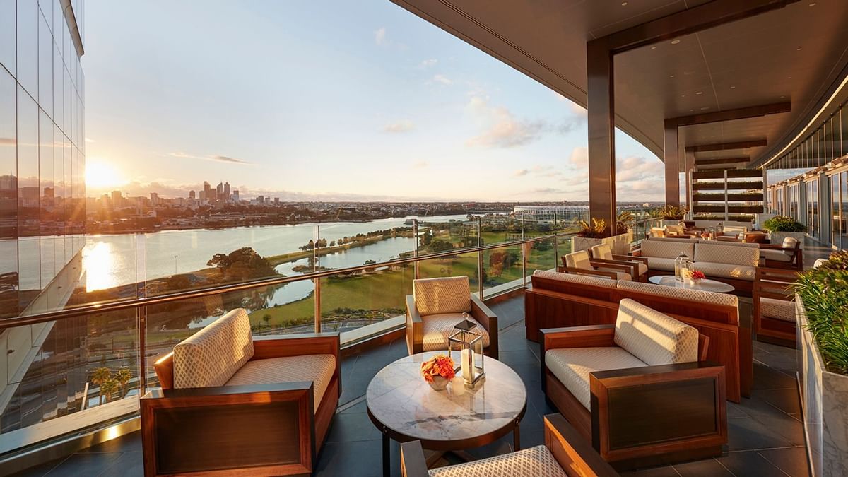 Dining area of Crystal Club at Crown Hotels