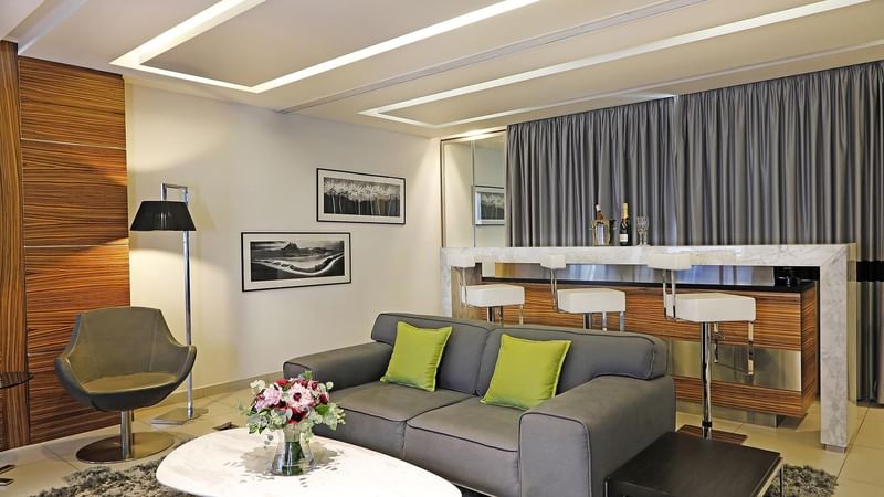 Executive Suite Living Area at Warwick Stone 55 - Beirut