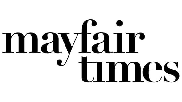 The Logo of Mayfair Times used at The Londoner Hotel
