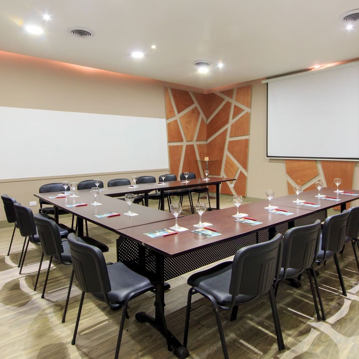 Arranged meeting room at Factory Green Hotel