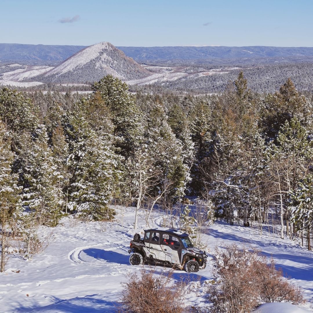 Vehicle in a snowy mountain near Kinship Landing