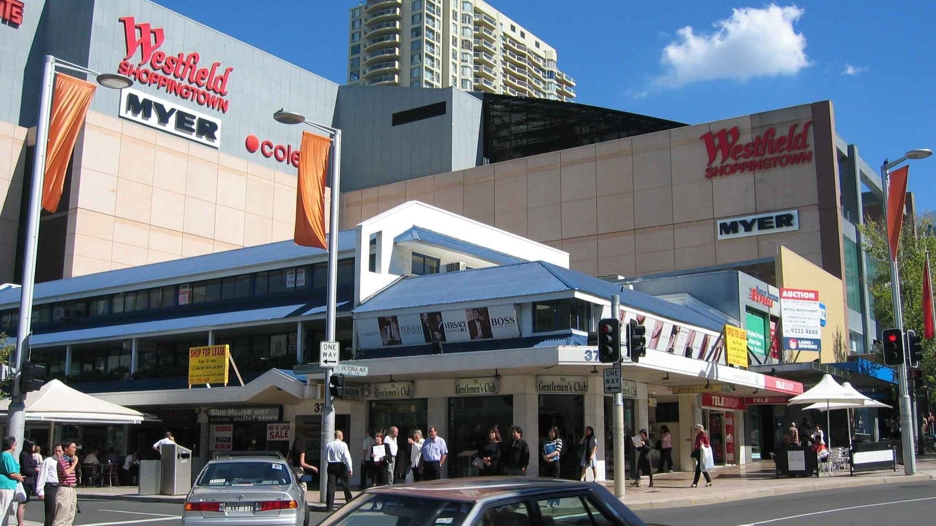 Westfield Chatswood Shopping Centre near the Sebel Residence Chatswood