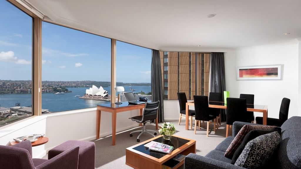 Two bedroom harbour view suite at Sebel Quay West Suites Sydney