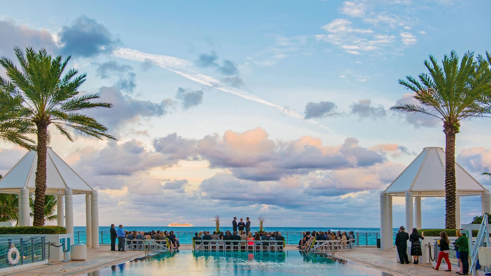 Infinity Pool Wedding Terrace
