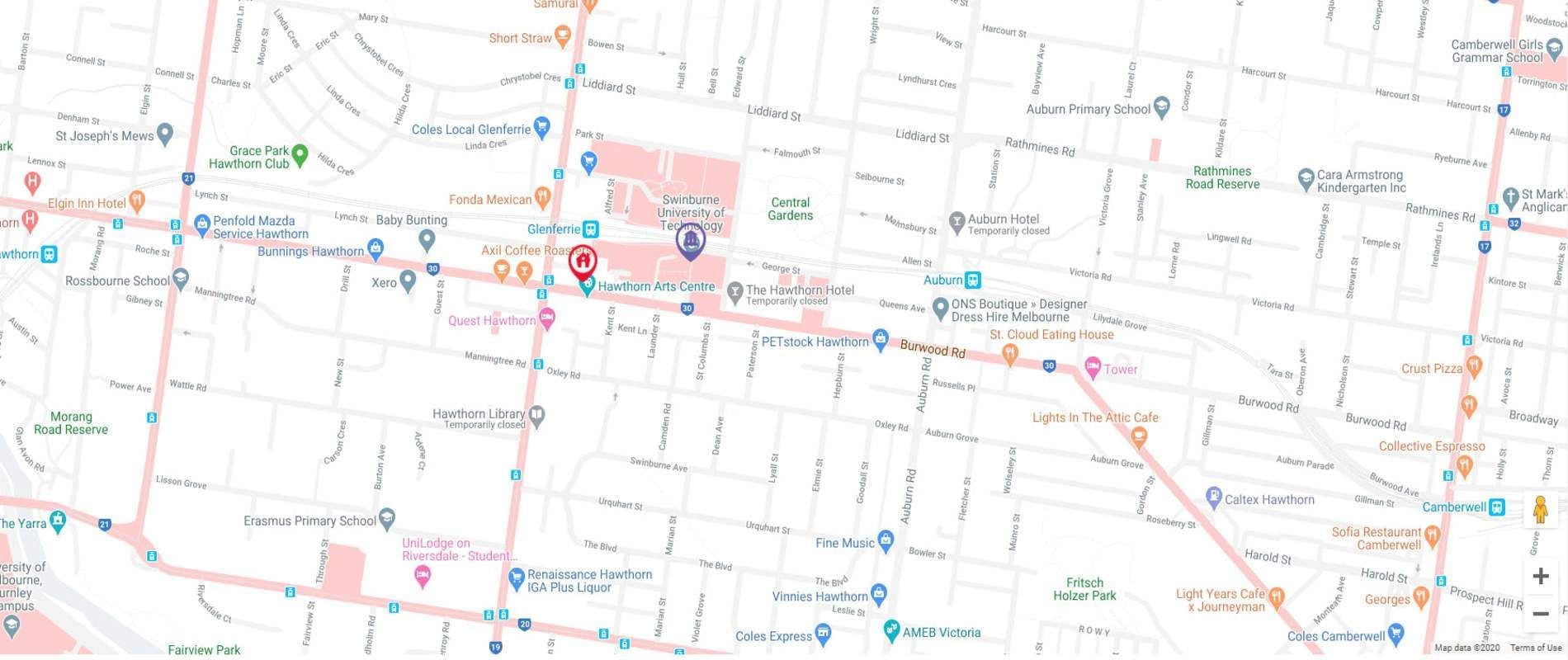 Student Living - Vivida Map