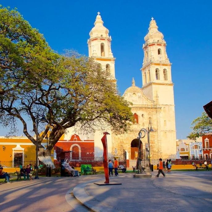 Independence Memorial Hall in Campeche near DOT Hotels