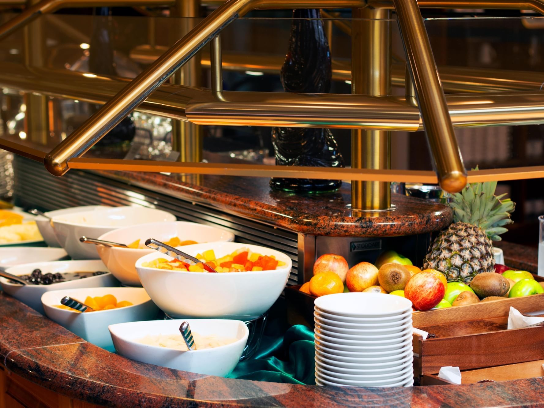 Fruits arranged in the buffet at Hotel Grand Chancellor Launceston