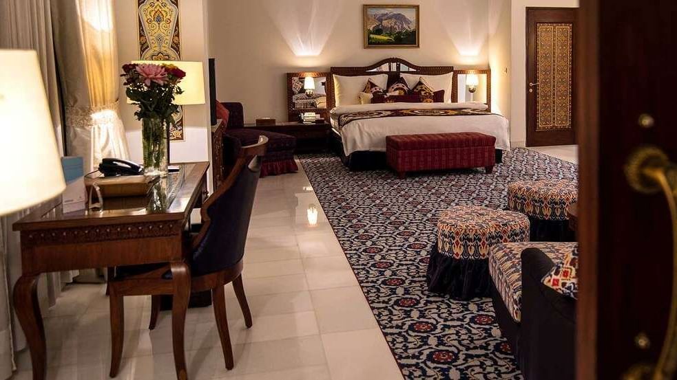 Presidential Suite with King bed at Dushanbe Serena Hotel