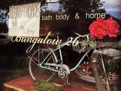 Window shopping at Bungalow 26 near Hotel at Old Town Wichita