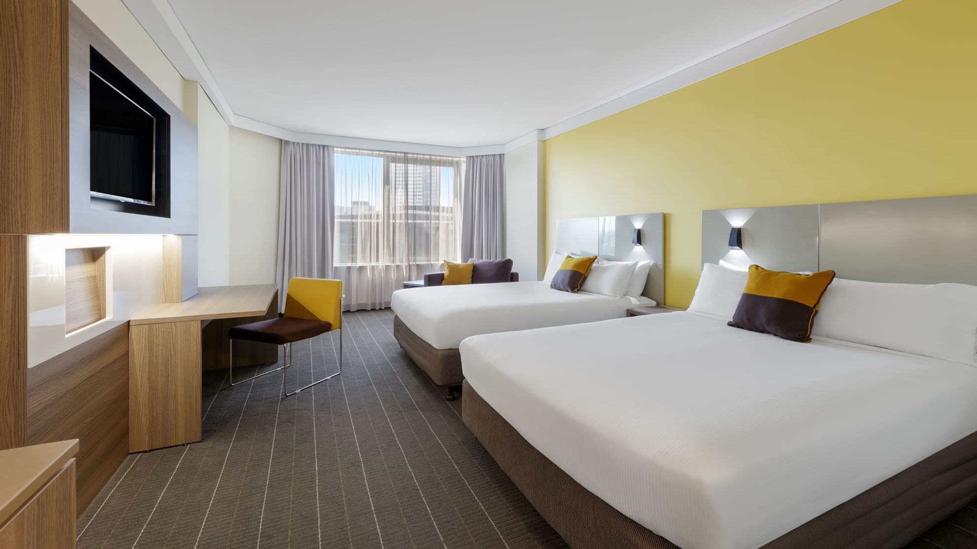 Standard Twin Accommodation Room at Novotel Sydney Central