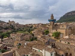 Blick auf das Dorf Valldemossa