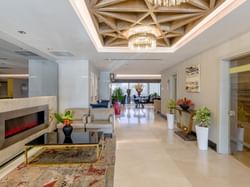 Lobby area at CVK Taksim Hotel in Istanbul