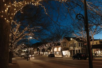 Christmas in downtown Charlevoix