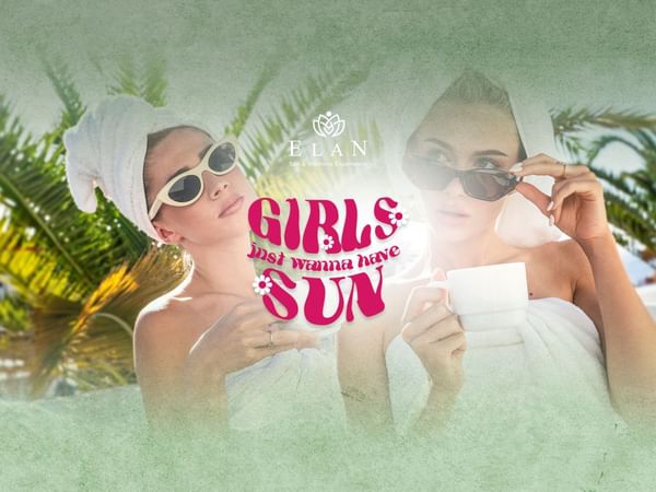 Girls just wanna have sun poster at Mundo Imperial