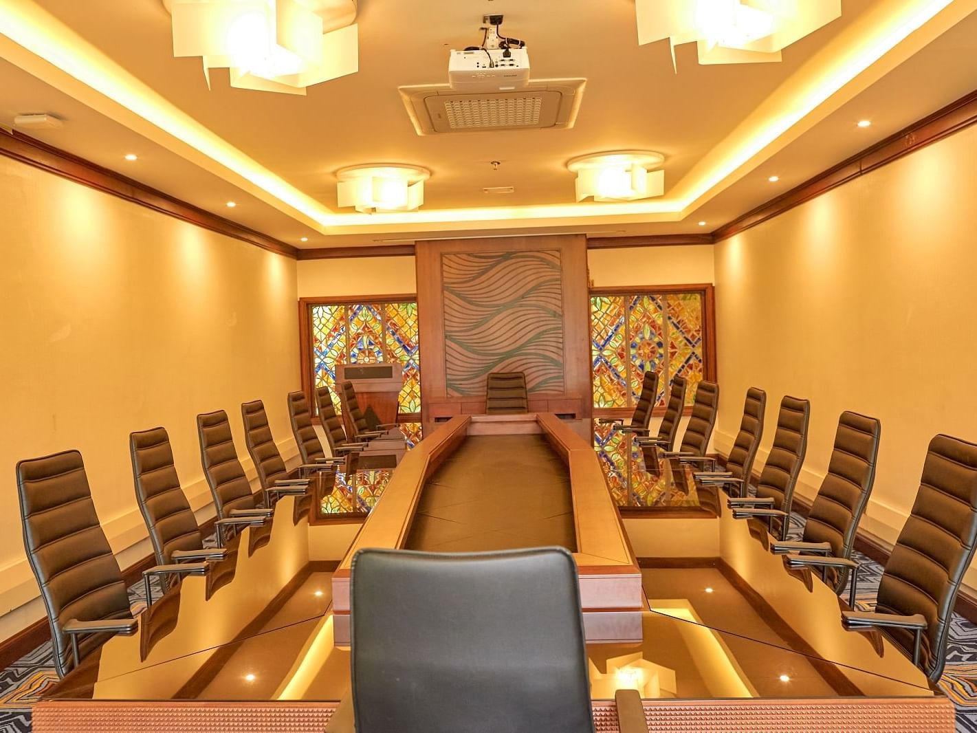 The Bukima meeting room at Goma Serena Hotel