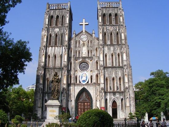 Scenic exterior view of St. Joseph's Cathedral near Sunway Hotel Hanoi