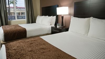 Classic room with two beds at Grand Legacy at The Park Anaheim.