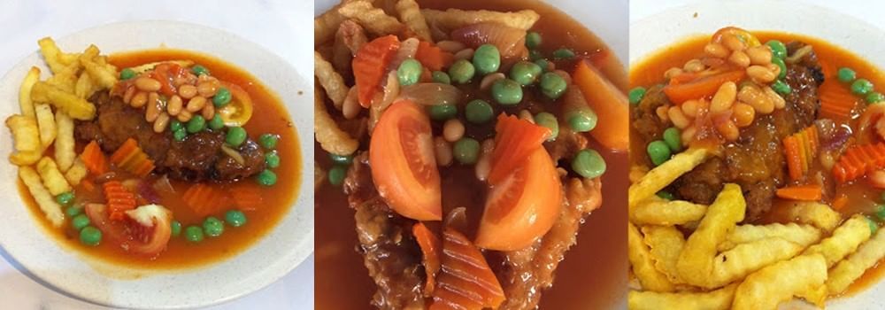 Hainanese Chicken Chop, must try food near Sunway Hotel Seberang Jaya, Penang