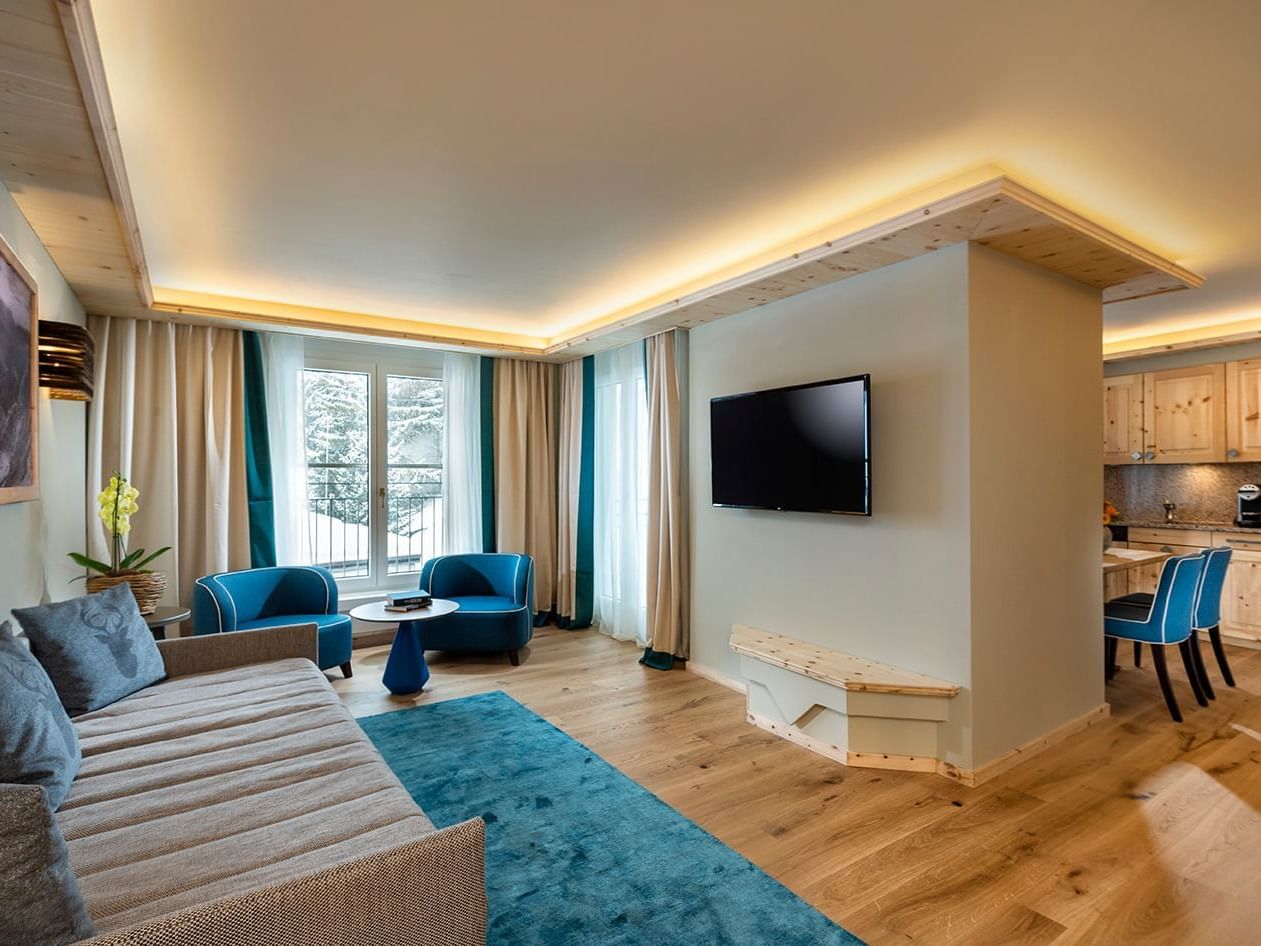 Studio living Hotel Seehof Davos