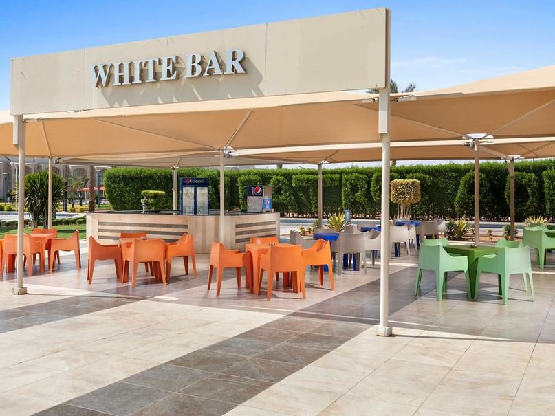 White Bar at Pickalbatros Aqua Park Resort in Sharm El Sheikh
