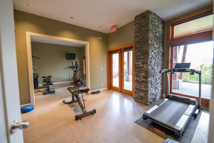 Fitness center at Outback Lakeside Vacation Homes