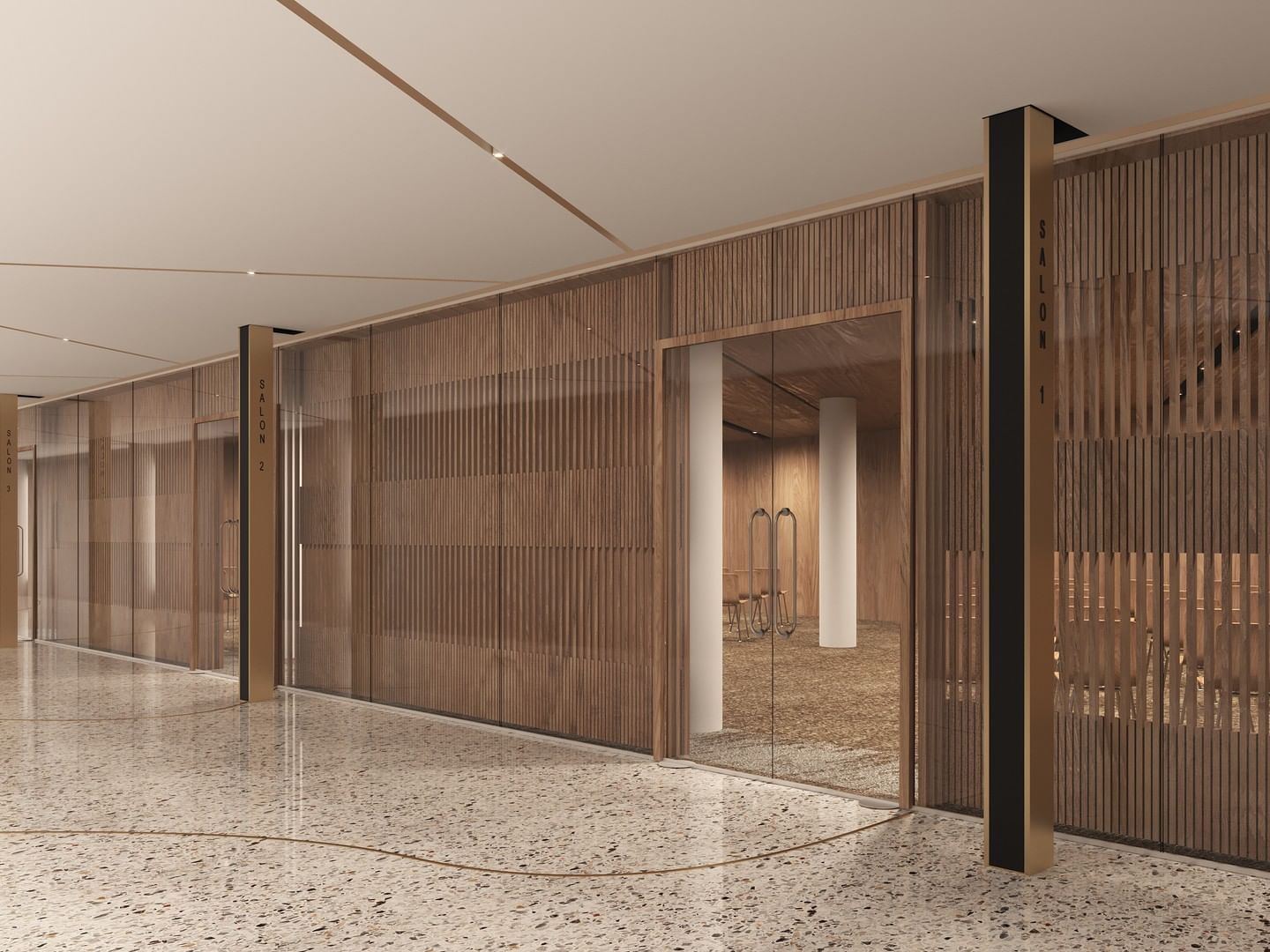Entrance of La Condesa meeting hall at Wyndham Grand Mexico