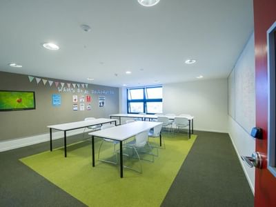 The study rooms are perfect for group assignments or studying for an upcoming exam