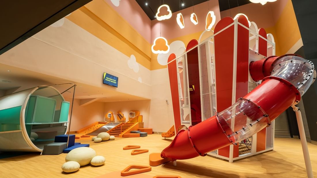 Colorful indoor play area in GSC near Sunway Hotel Big Box
